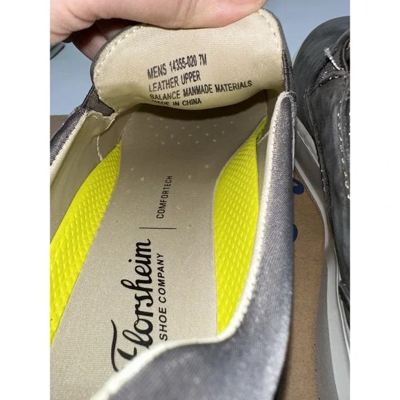 Tried On Florsheim Premier Plain Toe Slip On Sneaker Men's size 7M - Picture 9 of 9
